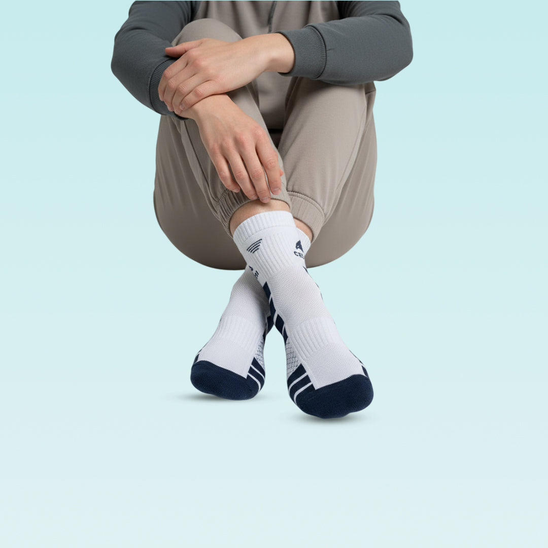 Premium Solid Pack of 3 Socks with AirVent Technology