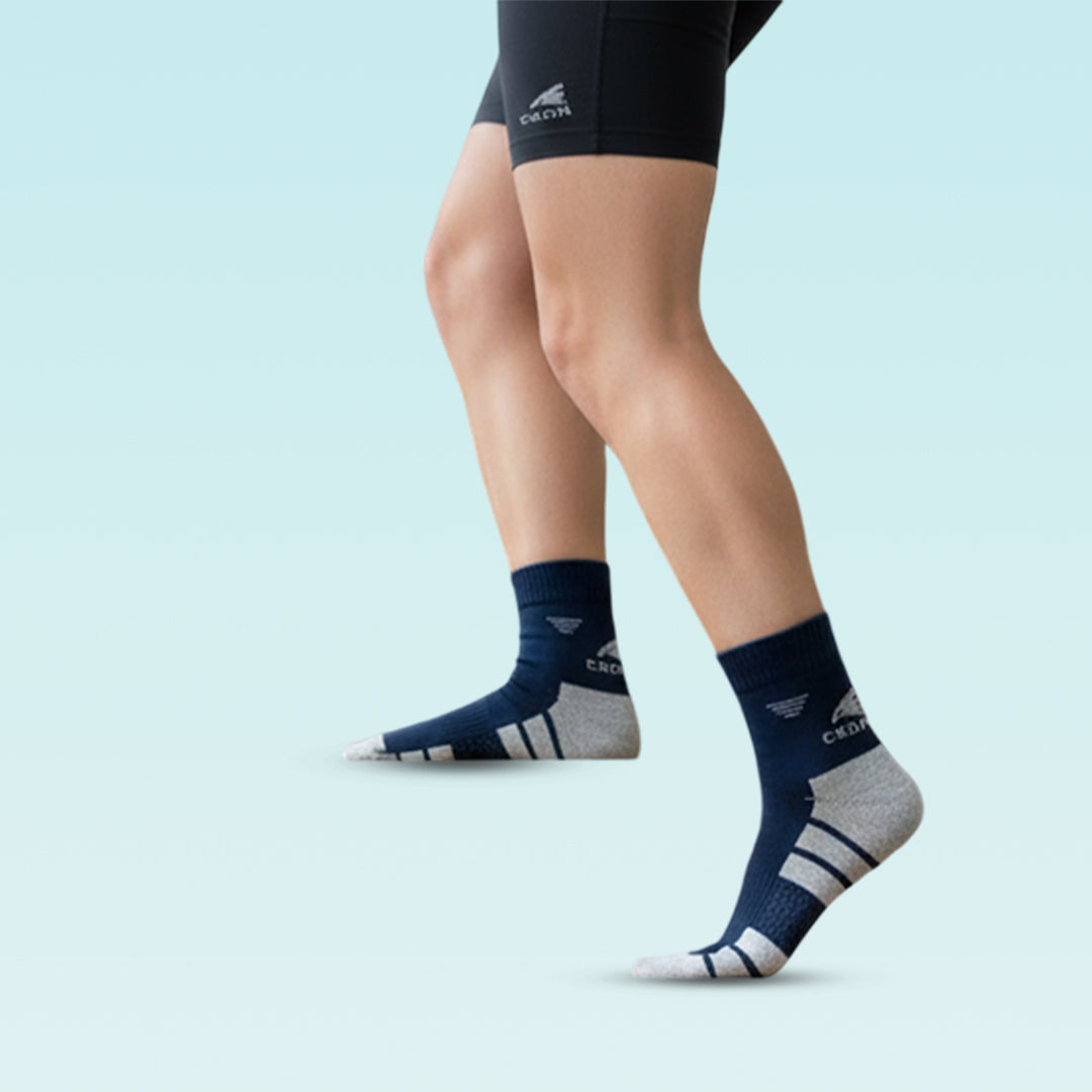 Premium Solid Pack of 3 Socks with AirVent Technology