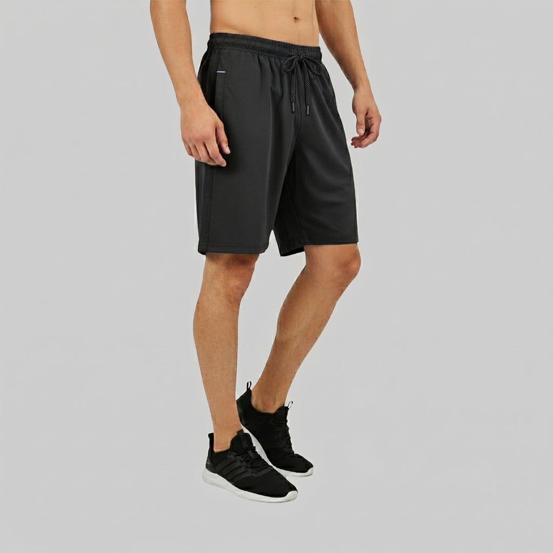 Men Solid Regular Fit Shorts