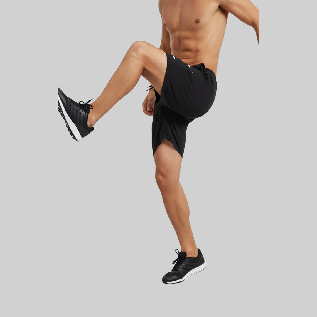 Men Solid Regular Fit Shorts