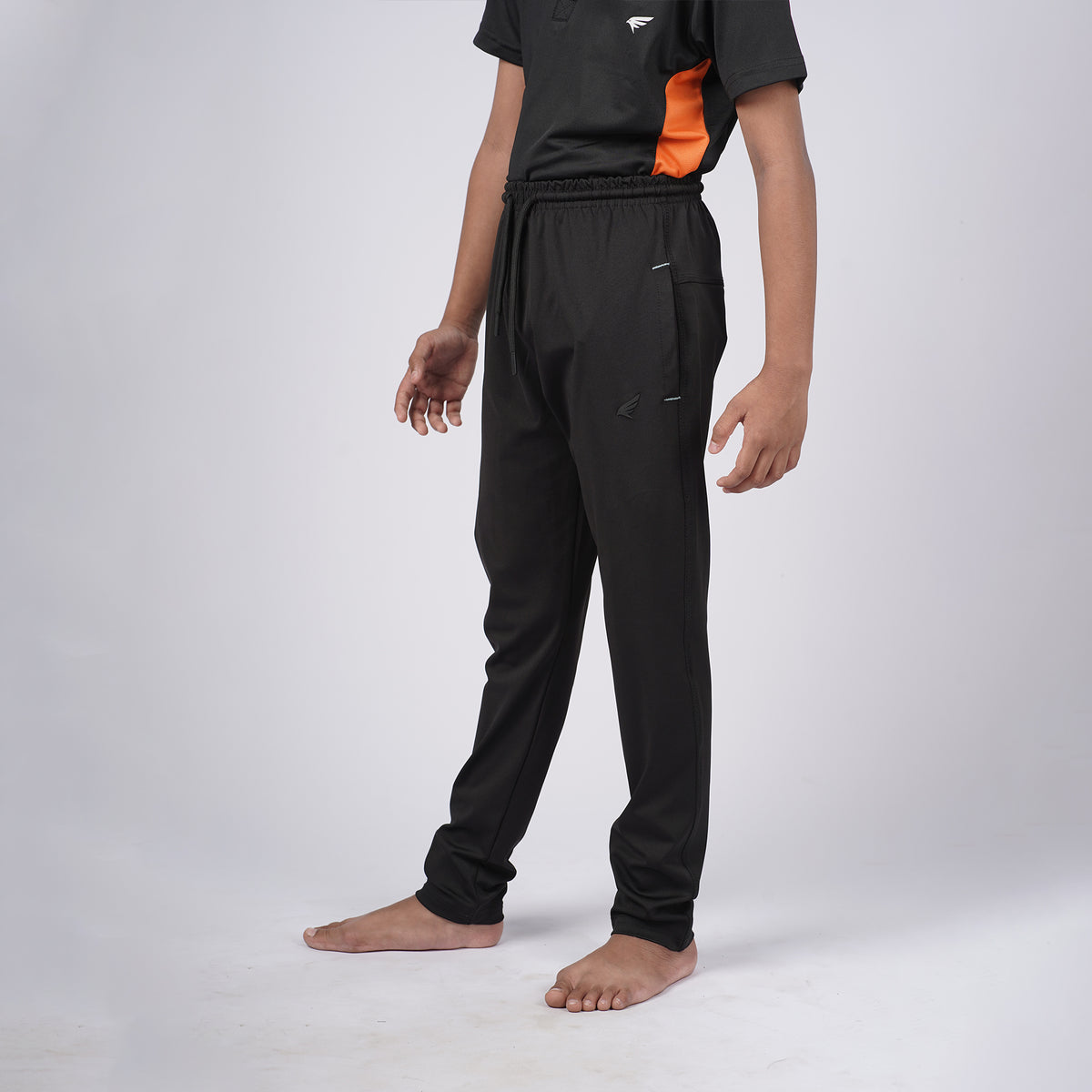 Boys Solid Regular Fit Sports Trackpants