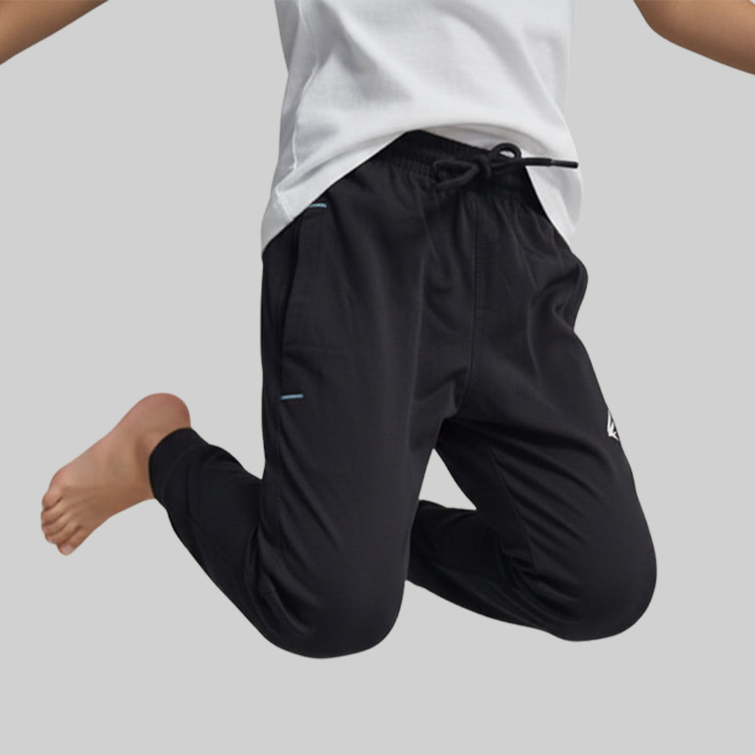 Boys Solid Regular Fit Joggers