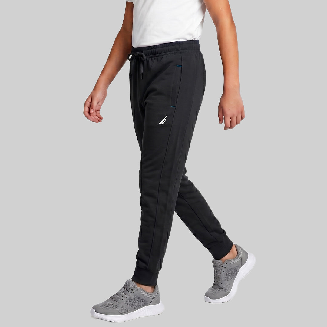 Boys Solid Regular Fit Joggers
