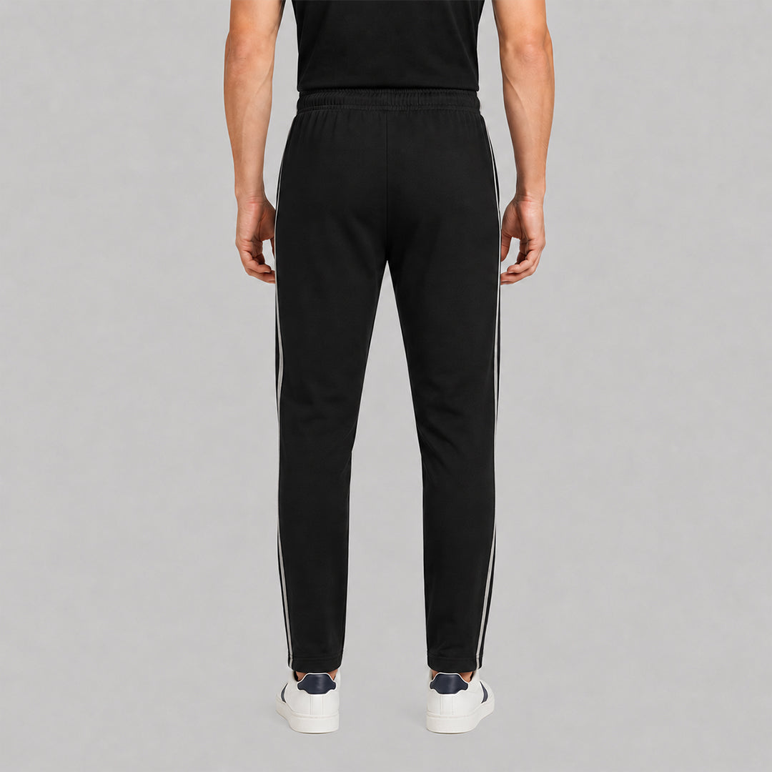 Men Solid Regular Fit Cotton Trackpants