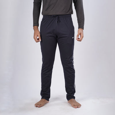 Men Solid Regular Fit Cotton Trackpants
