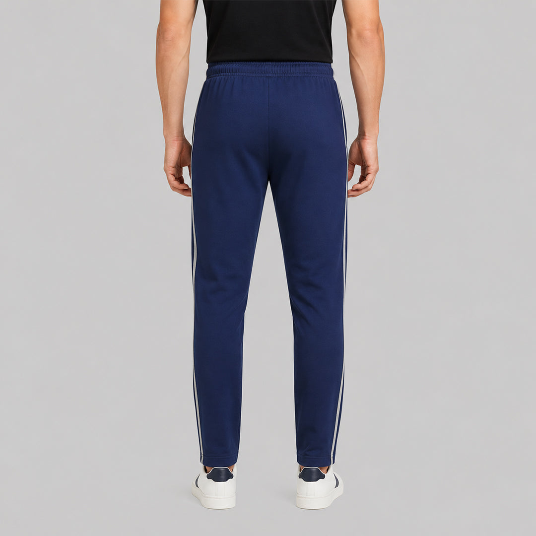 Men Solid Regular Fit Cotton Trackpants