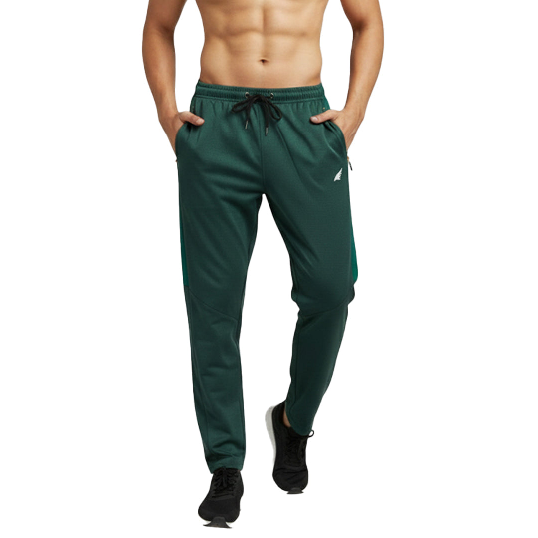 Men's Slim Fit Melange Track Pants