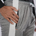 Men’s Striped Track Slim Fit Melange Track Pants