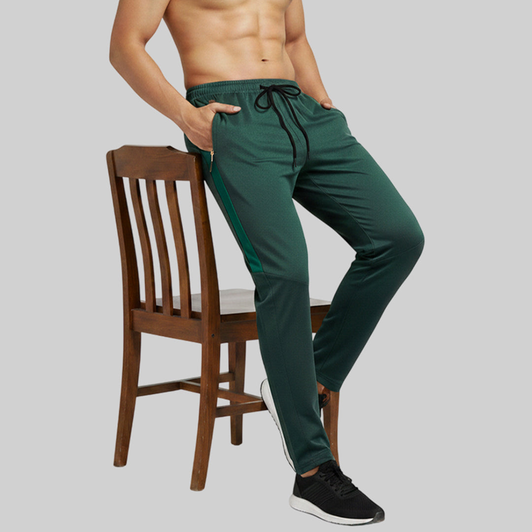 Men’s Striped Track Slim Fit Melange Track Pants