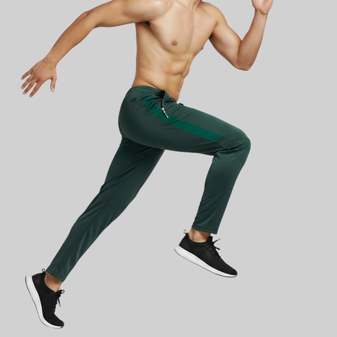 Men’s Striped Track Slim Fit Melange Track Pants