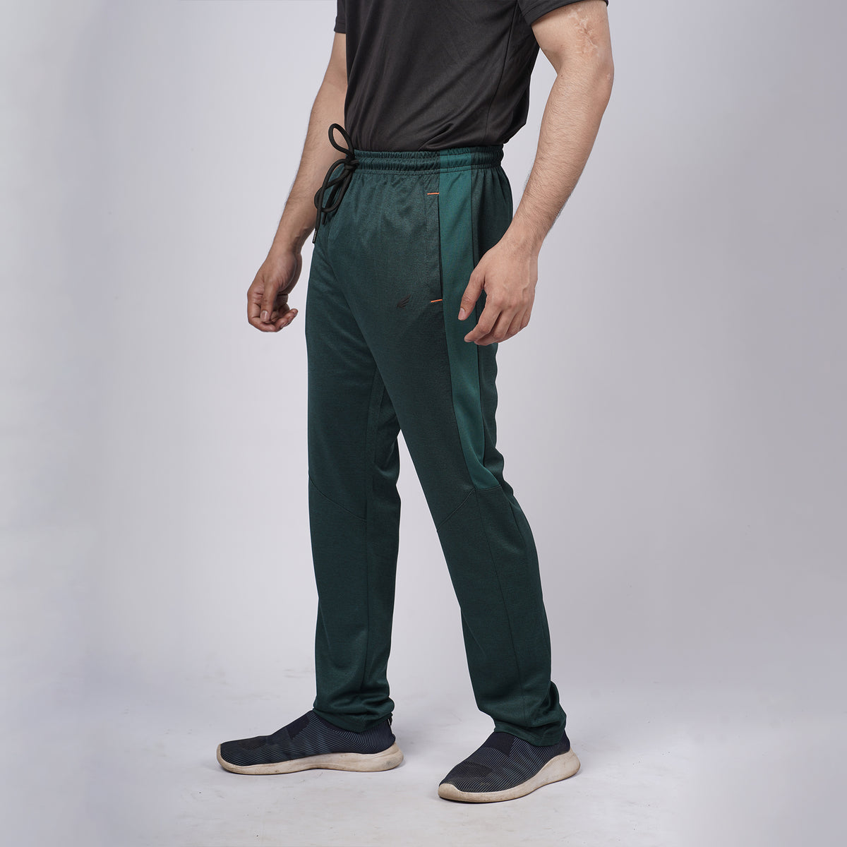 Men’s Striped Track Slim Fit Melange Track Pants