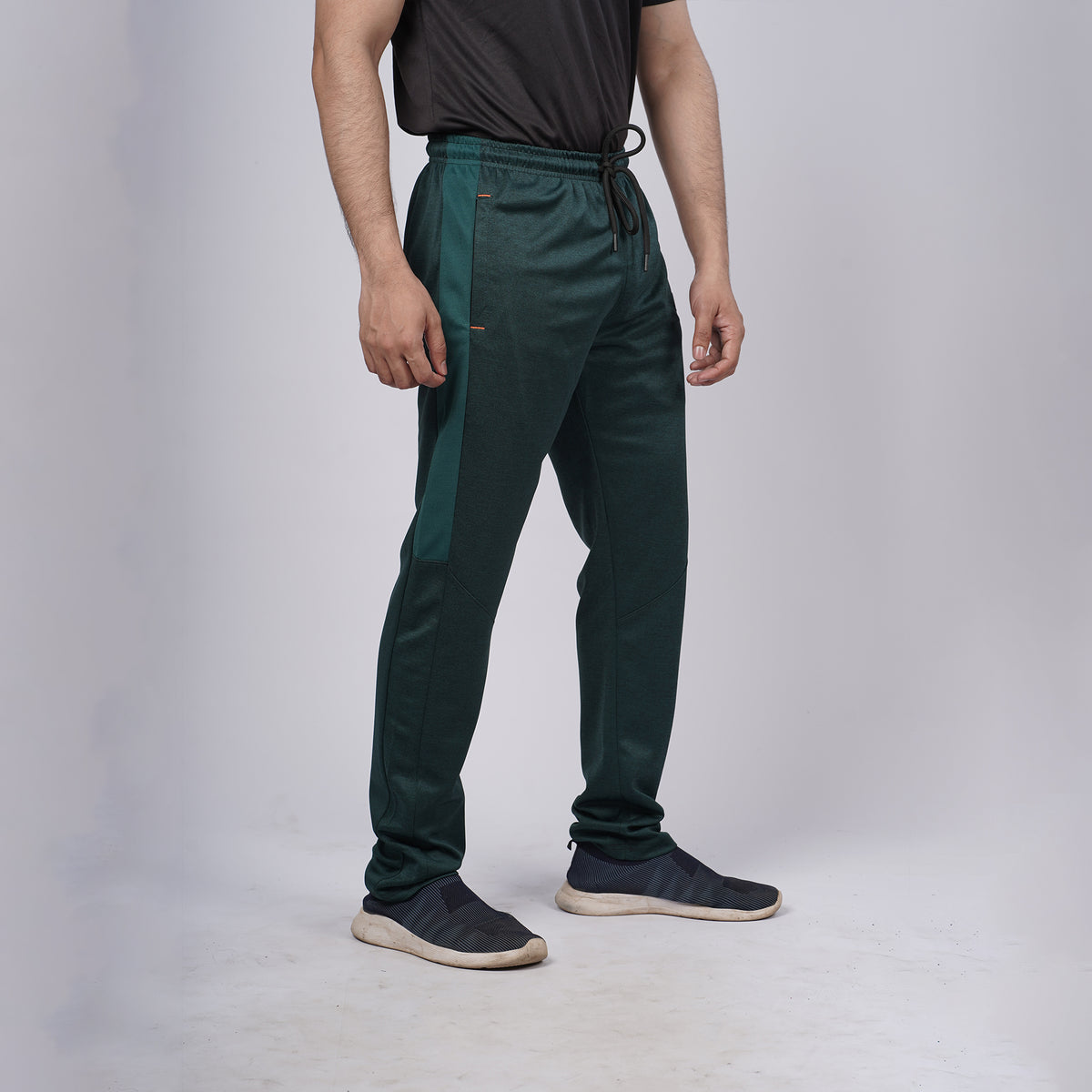Men’s Striped Track Slim Fit Melange Track Pants