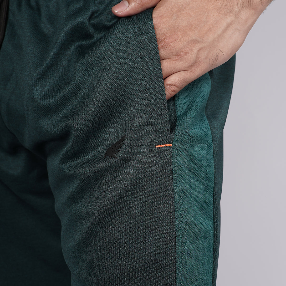 Men’s Striped Track Slim Fit Melange Track Pants