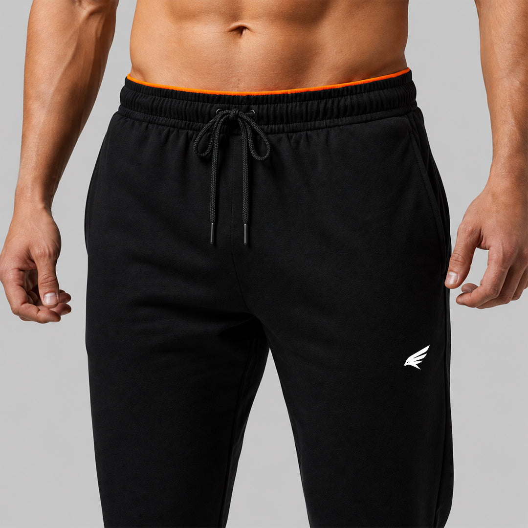 Men Solid Relax Fit Trackpants