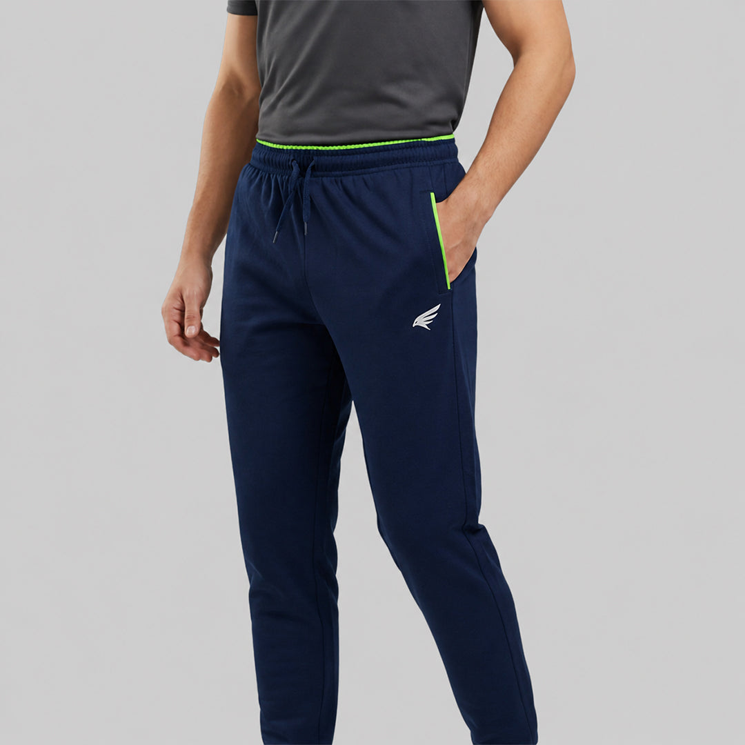 Men Solid Relax Fit Trackpants