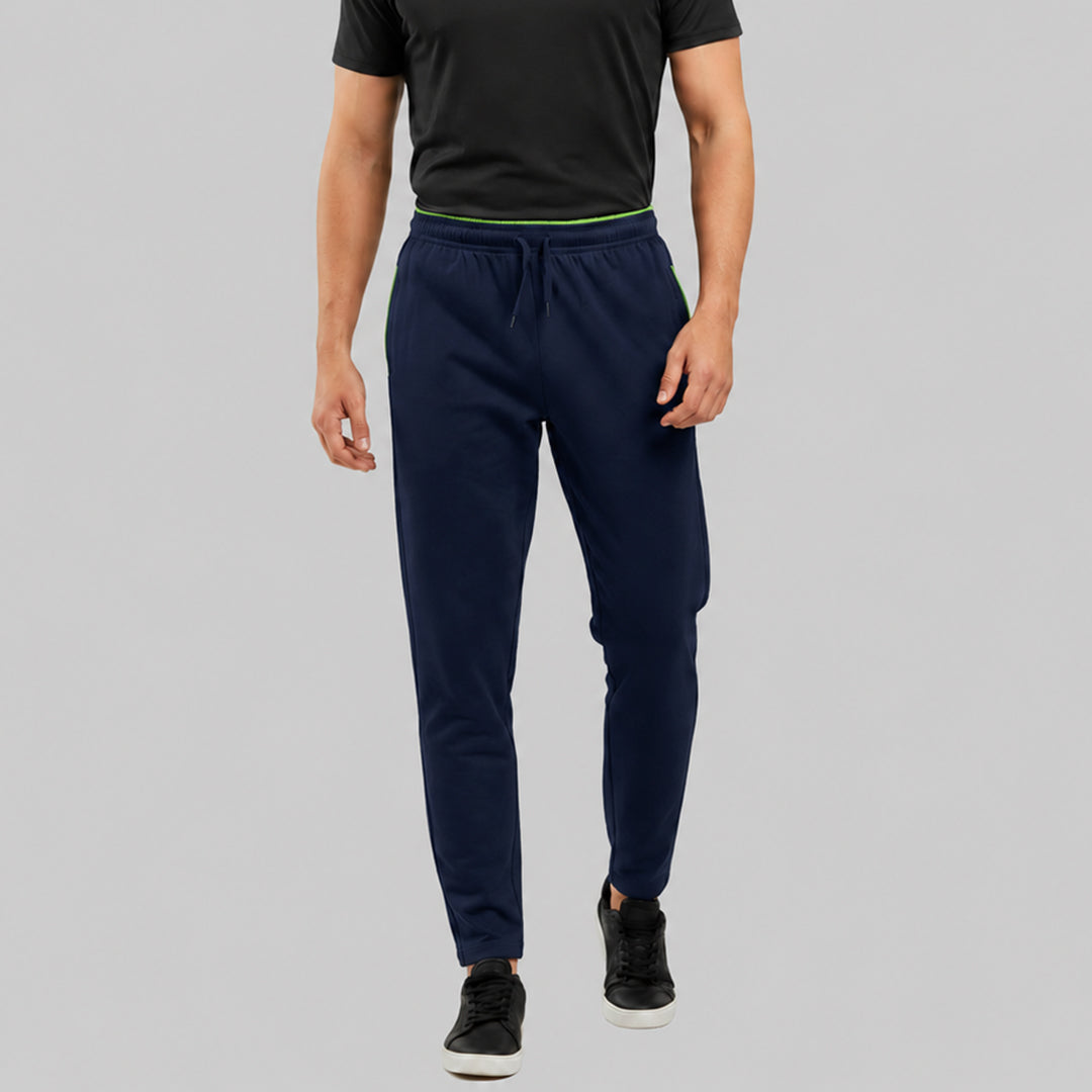 Men Solid Relax Fit Trackpants