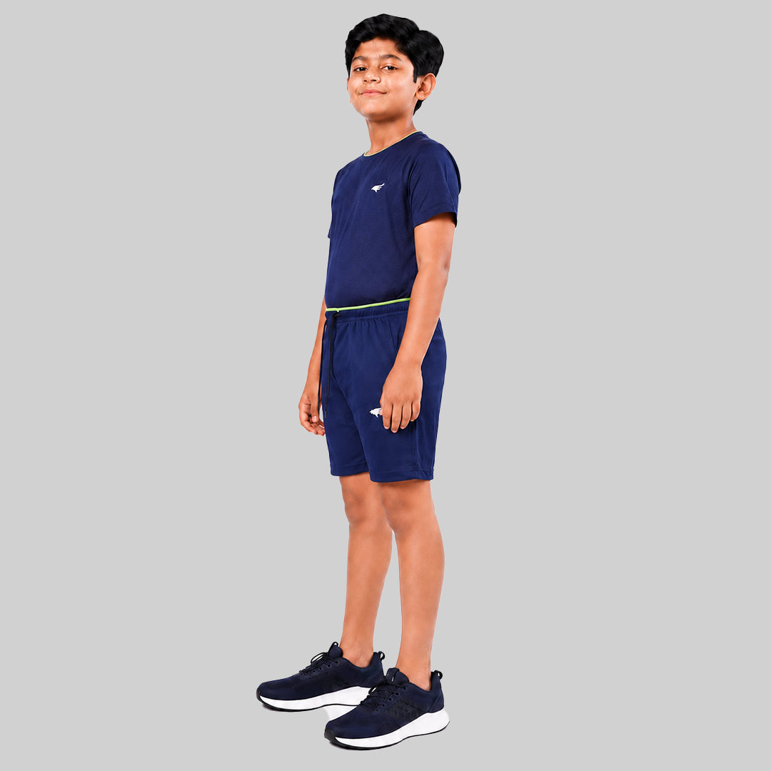 Boys Solid Regular Fit Sports Shorts