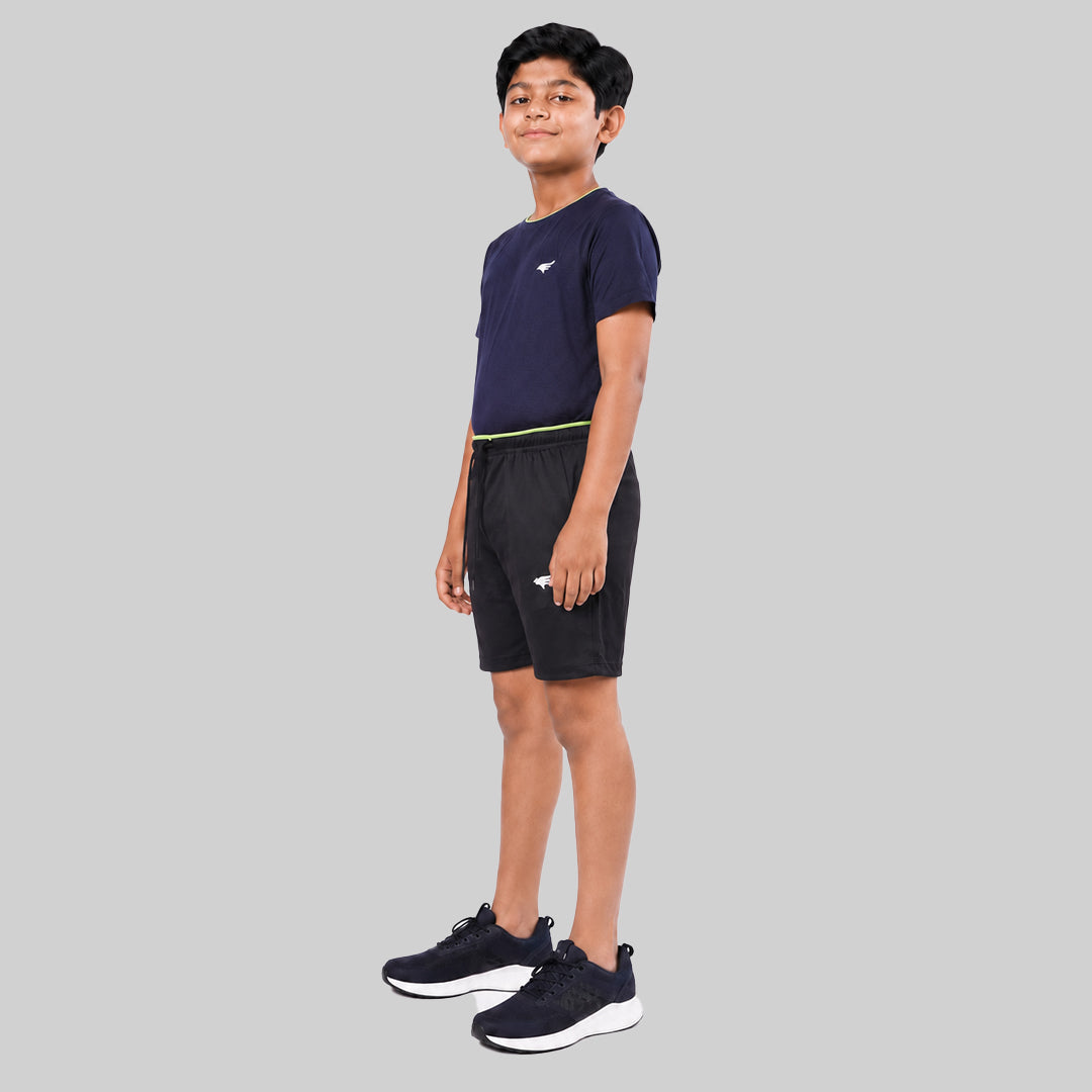 Boys Solid Regular Fit Sports Shorts