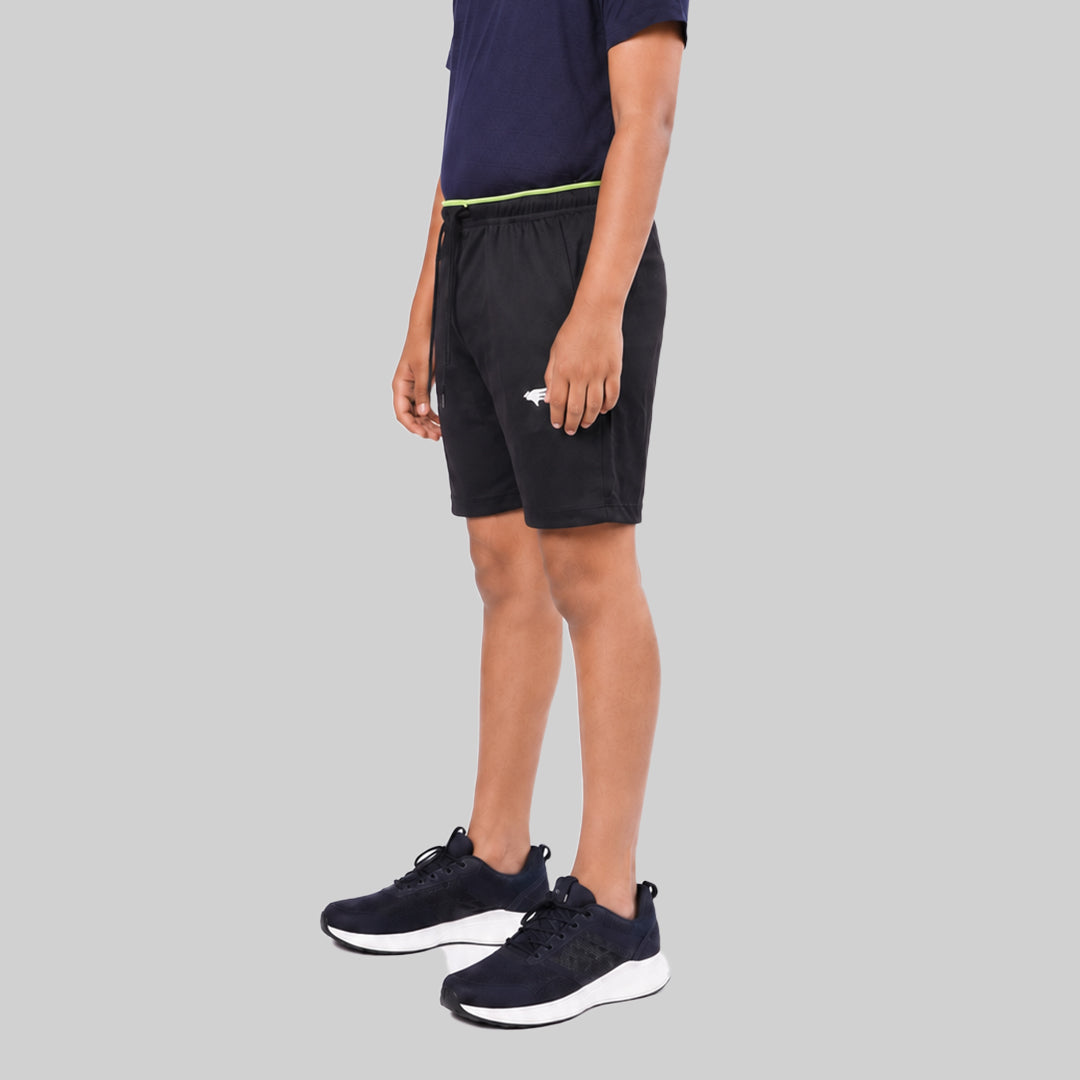 Boys Solid Regular Fit Sports Shorts