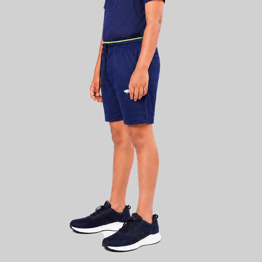 Boys Solid Regular Fit Sports Shorts