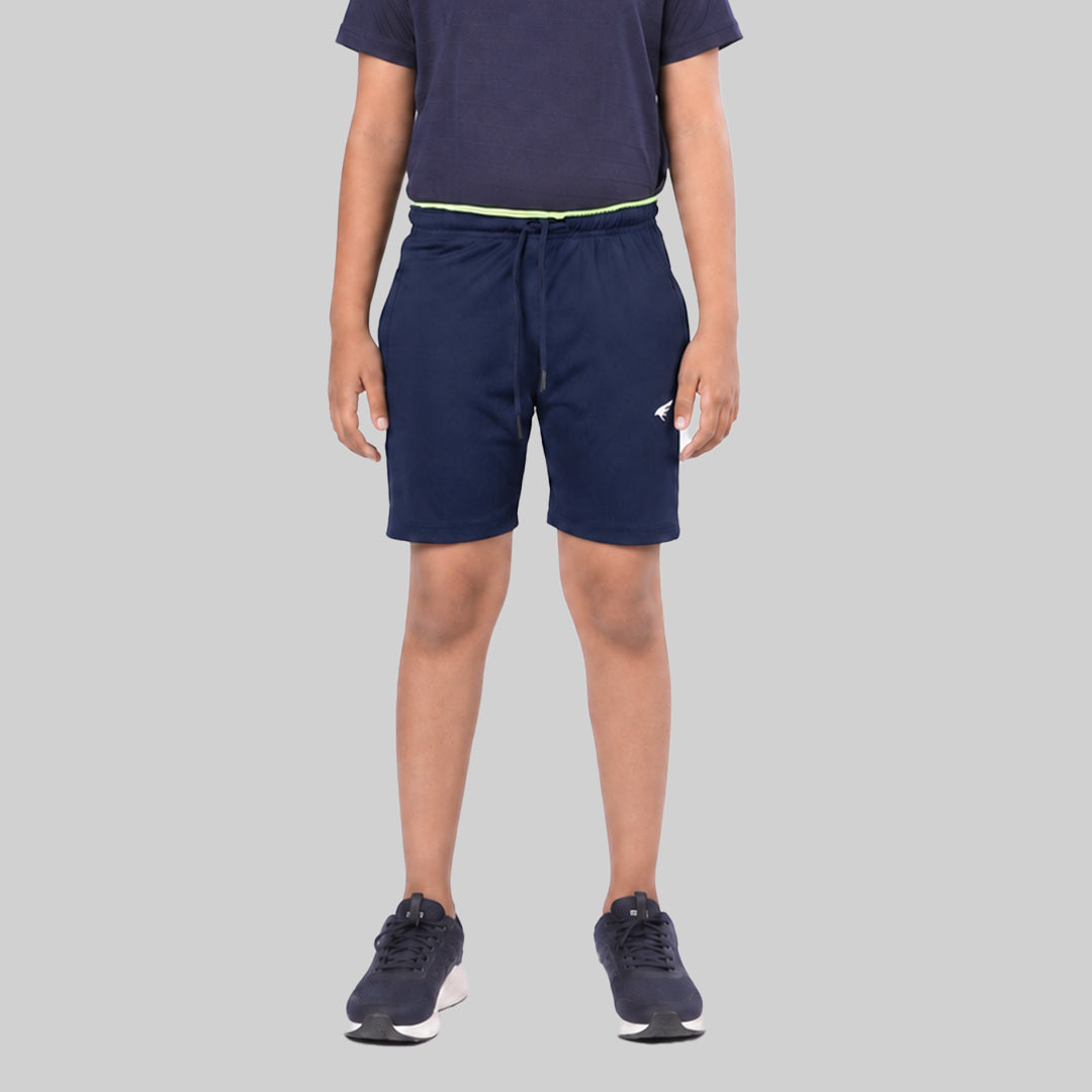 Boys Solid Regular Fit Sports Shorts