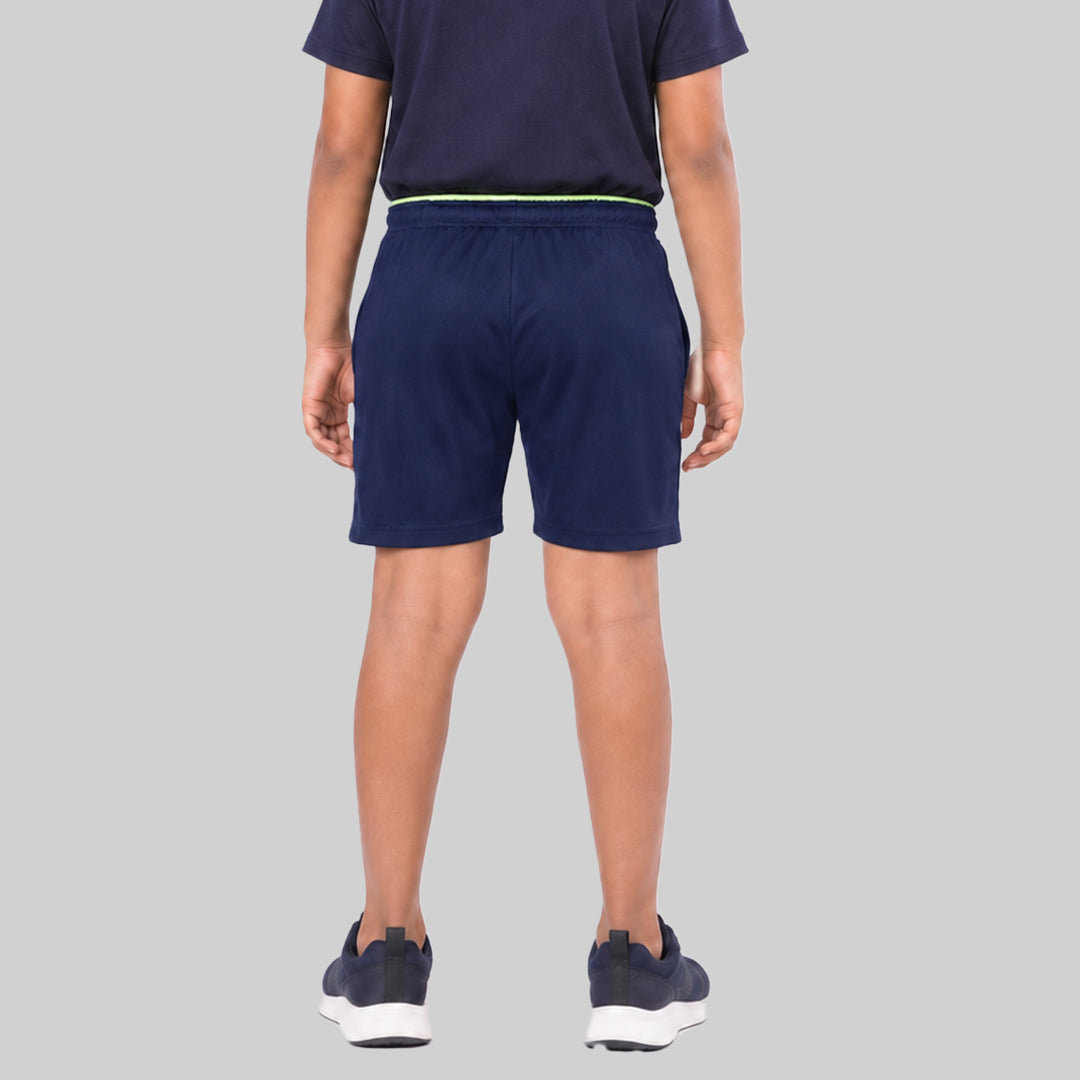Boys Solid Regular Fit Sports Shorts