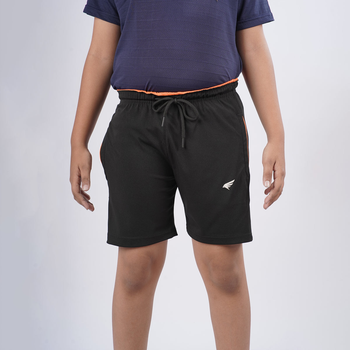 Boys Solid Regular Fit Sports Shorts