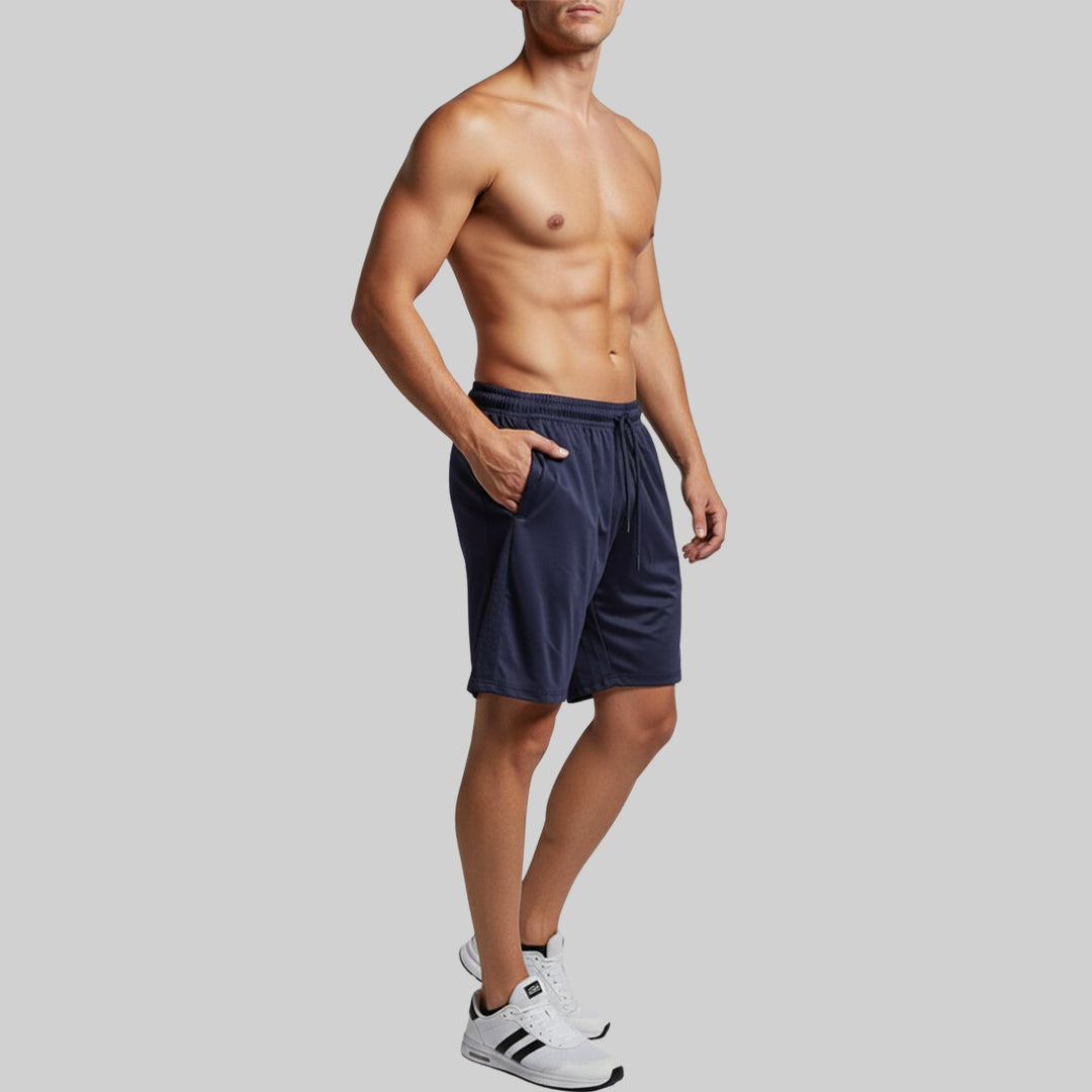 Men Solid Regular Fit Shorts