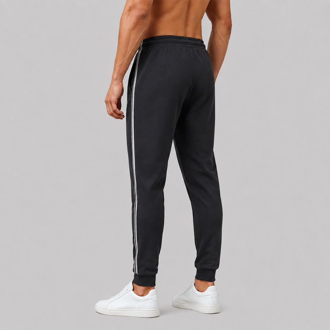 Men Solid Cotton Rich Joggers