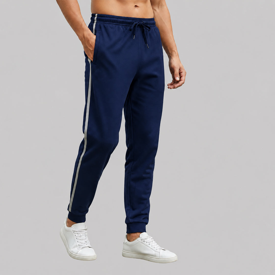 Men Solid Cotton Rich Joggers
