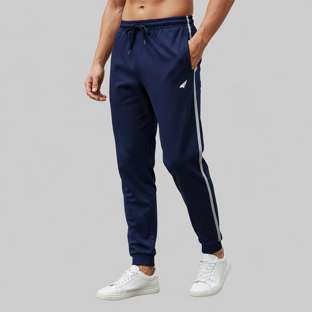 Men Solid Cotton Rich Joggers