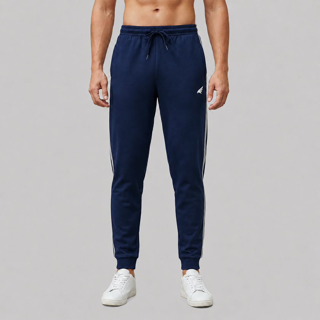Men Solid Cotton Rich Joggers