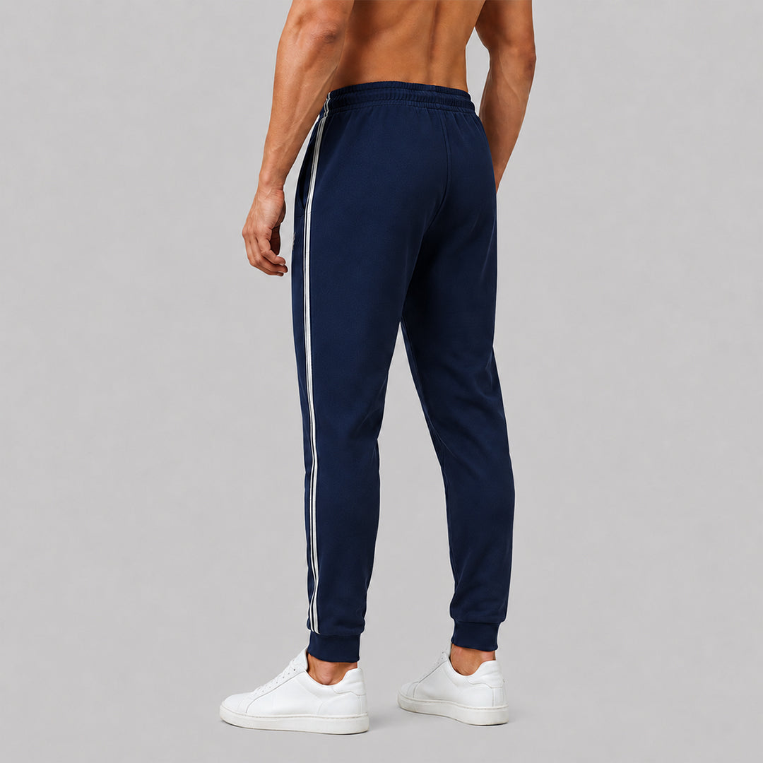 Men Solid Cotton Rich Joggers