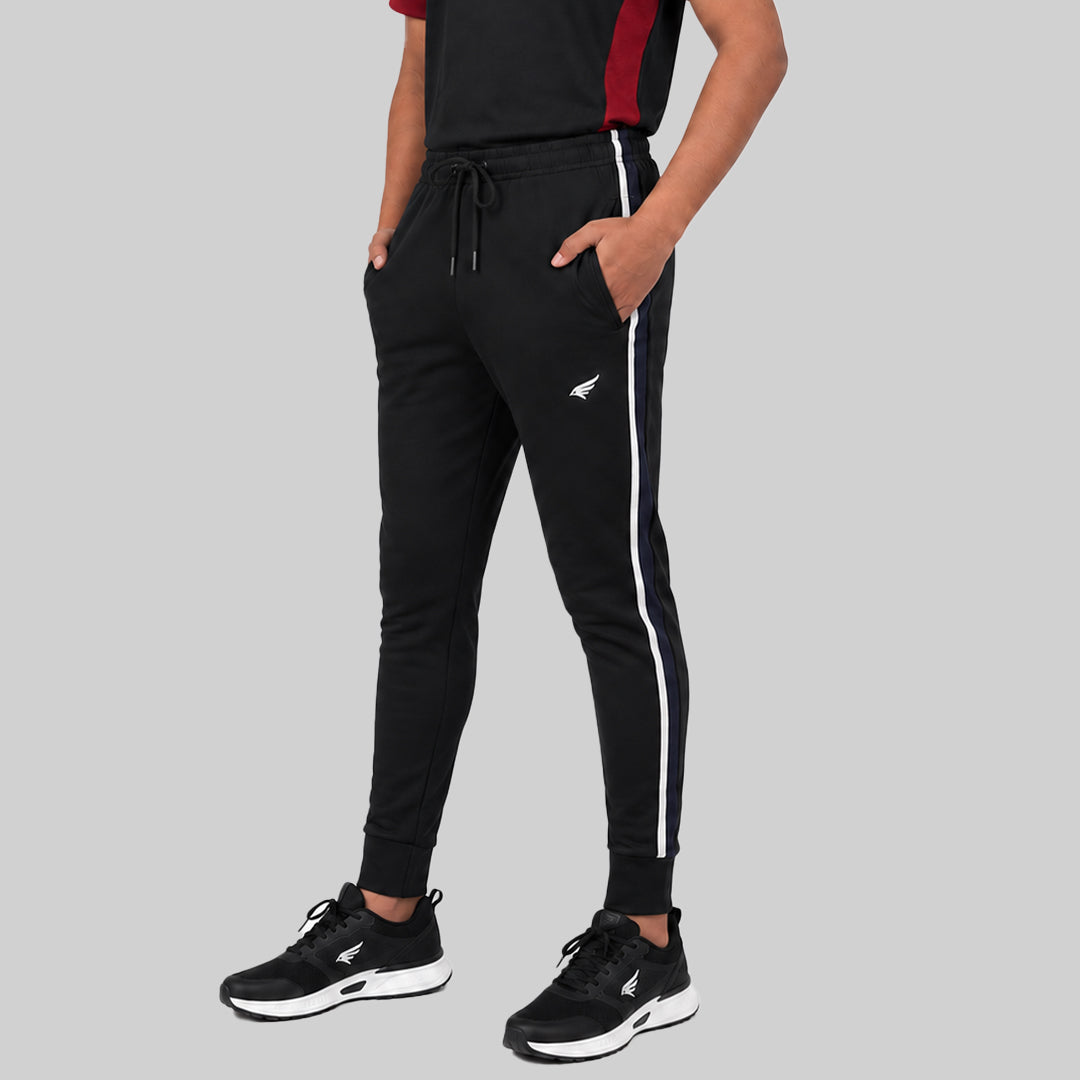 Boys Solid Regular Fit Joggers