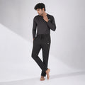 Men Solid Regular Fit Trackpants