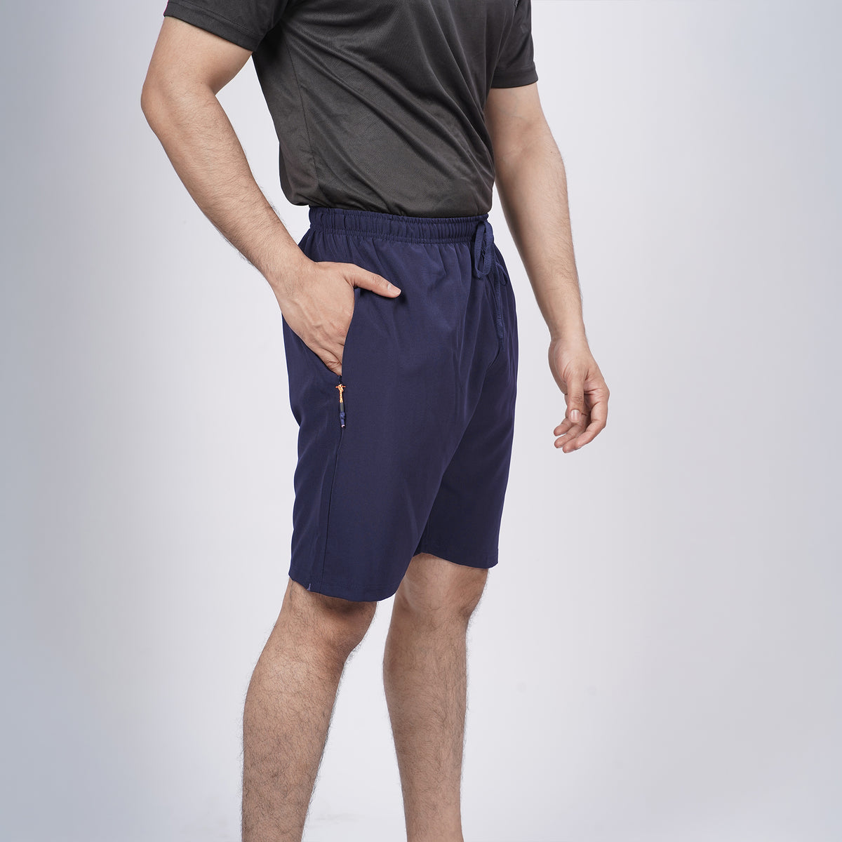 Men Solid Regular Fit Shorts