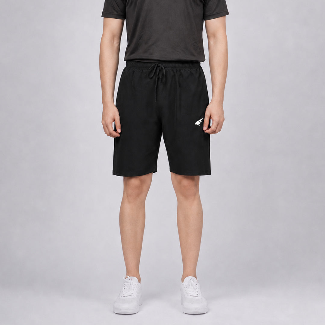 Men Solid Regular Fit Shorts