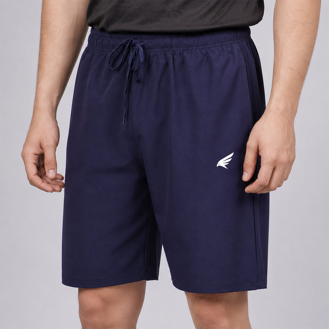 Men Solid Regular Fit Shorts