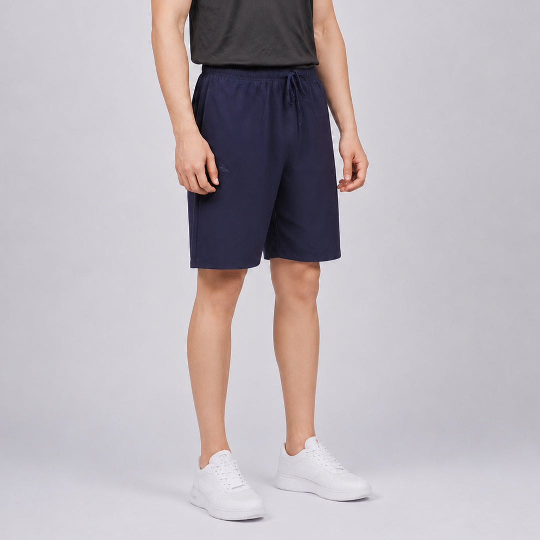 Men Solid Regular Fit Shorts