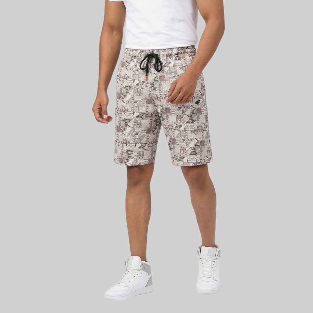 Men's Printed Shorts  Comfortable Daily Wear Half Pant