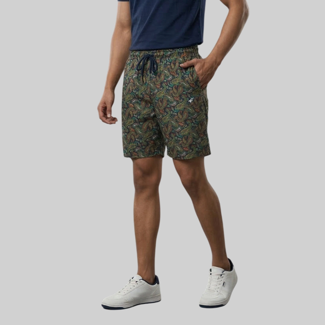 Men's Printed Shorts  Comfortable Daily Wear Half Pant