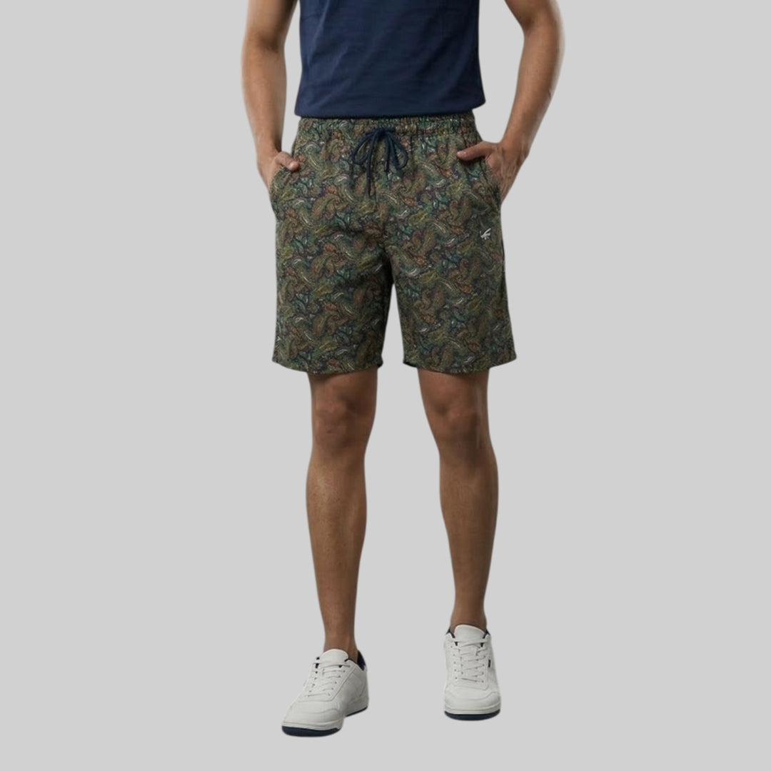 Men's Printed Shorts  Comfortable Daily Wear Half Pant