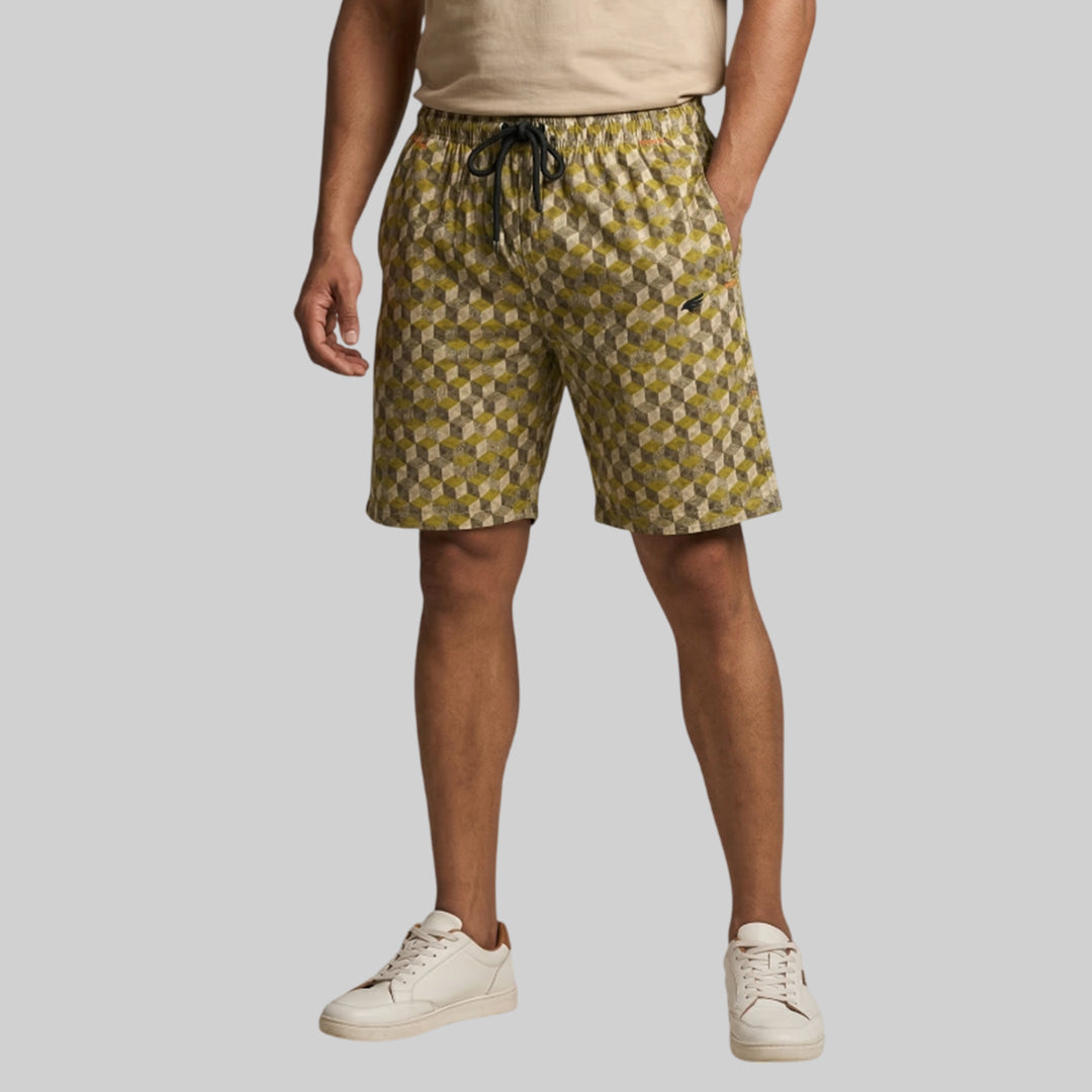 Men's Printed Shorts  Comfortable Daily Wear Half Pant