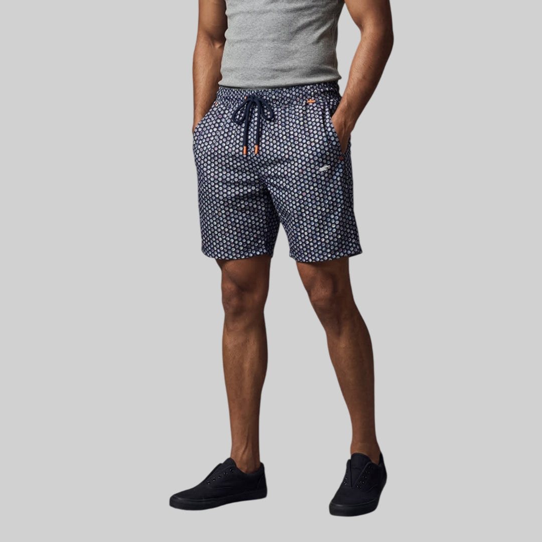 Men's Printed Shorts  Comfortable Daily Wear Half Pant