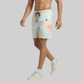 Men's Printed Shorts  Comfortable Daily Wear Half Pant