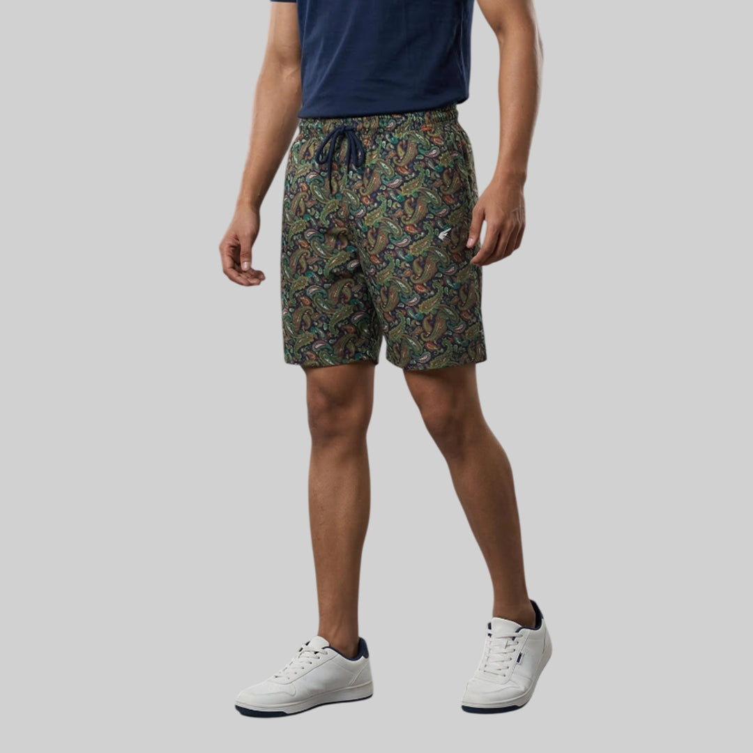Men's Printed Shorts  Comfortable Daily Wear Half Pant