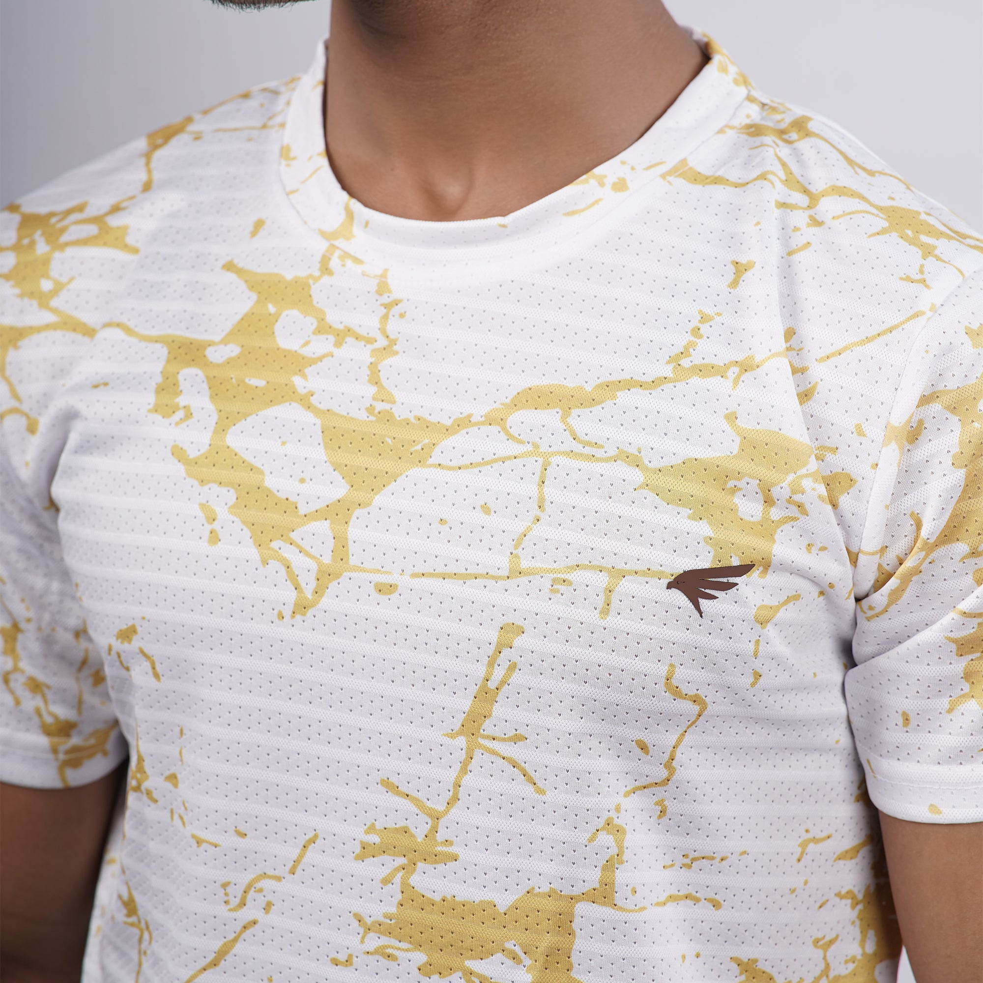 Men Half Sleeve Round Neck Printed T-shirt