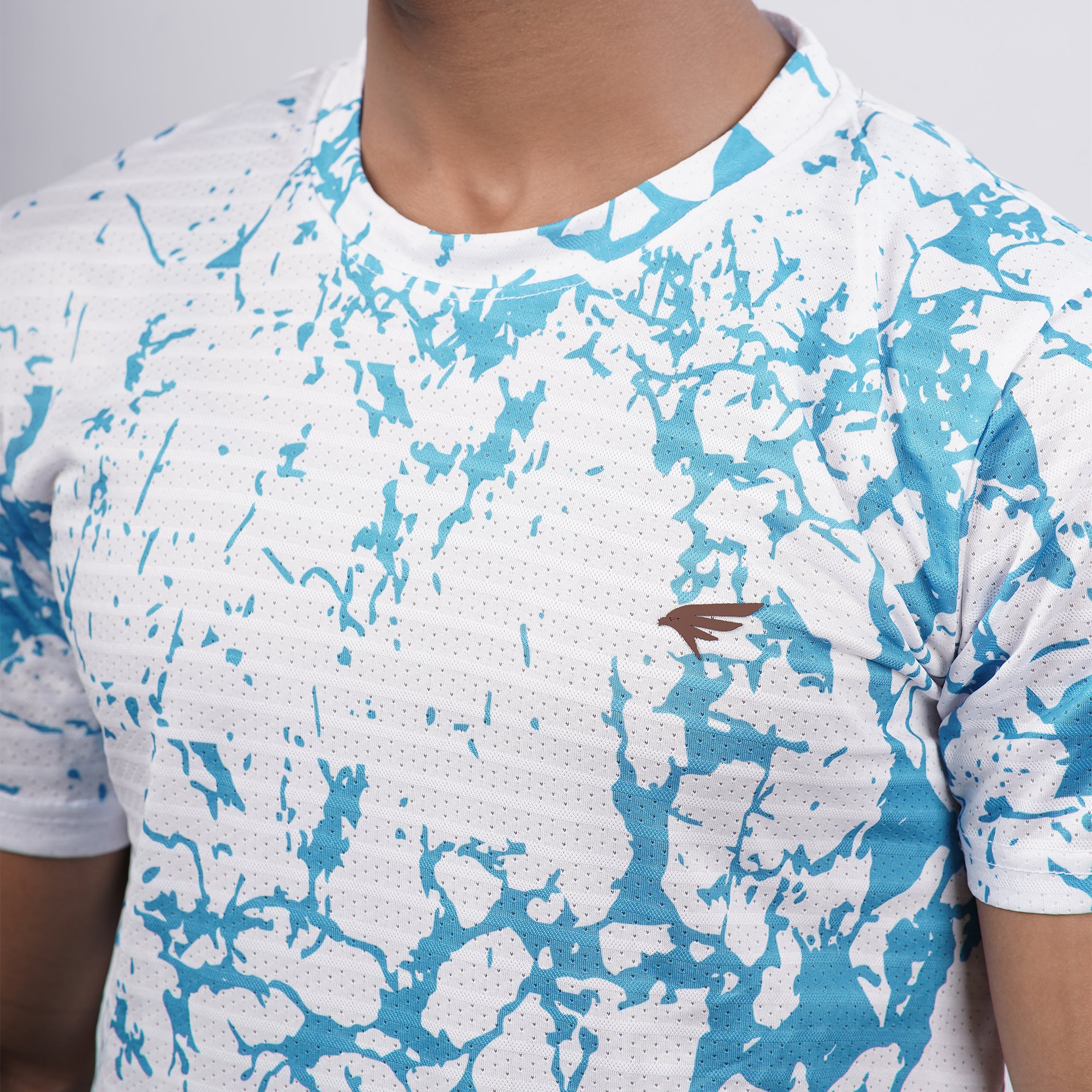 Men Half Sleeve Round Neck Printed T-shirt