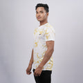 Men Half Sleeve Round Neck Printed T-shirt