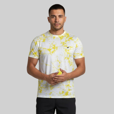 Men Half Sleeve Round Neck Printed T-shirt